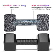Load image into Gallery viewer, 4kg A Pair Glue-Covered Hexagonal Dumbbell