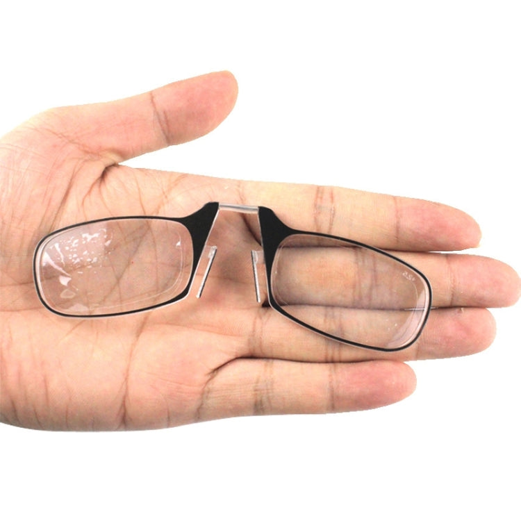 Ultra Thin High-definition Nose Resting Card Style Portable Presbyopic Hypermetropic Reading Glasses, +1.50D