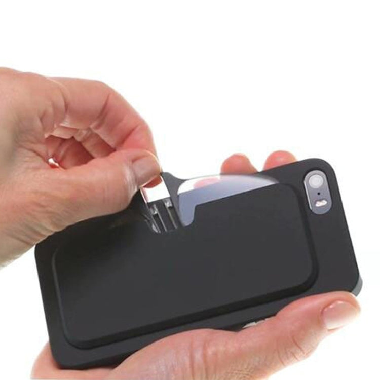 Ultra Thin High-definition Nose Resting Card Style Portable Presbyopic Hypermetropic Reading Glasses, +2.50D