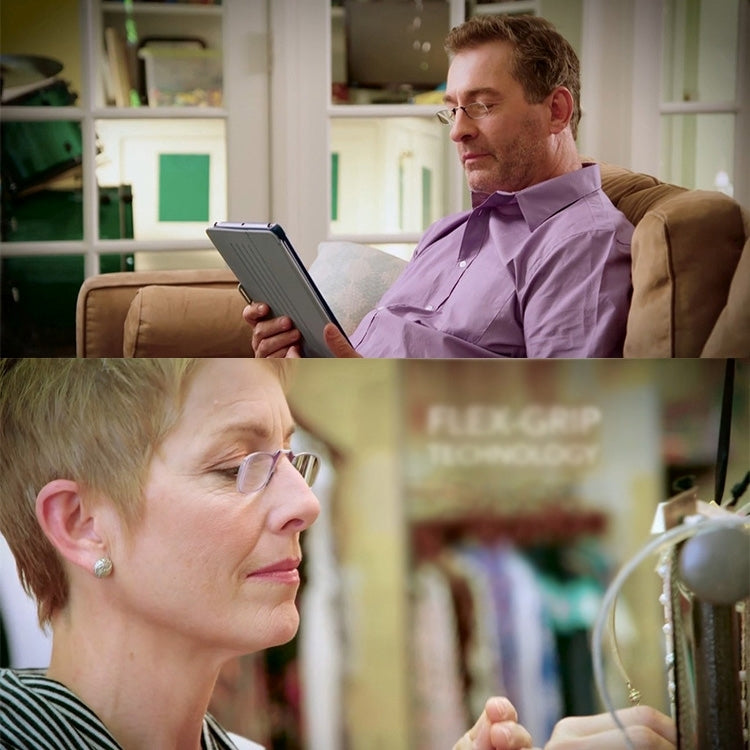 Ultra Thin High-definition Nose Resting Card Style Portable Presbyopic Hypermetropic Reading Glasses, +2.50D