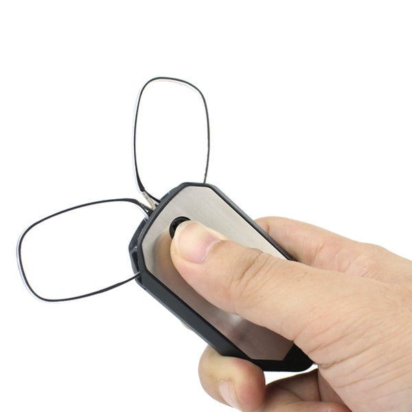 Ultra Thin High-definition Nose Resting Pocket Presbyopic Hypermetropic Reading Glasses, +2.00D