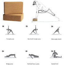 Load image into Gallery viewer, High-density Environmental Protection Fitness-assisted Yoga Cork Bricks