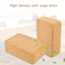 Load image into Gallery viewer, High-density Environmental Protection Fitness-assisted Yoga Cork Bricks