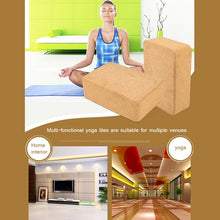 Load image into Gallery viewer, High-density Environmental Protection Fitness-assisted Yoga Cork Bricks