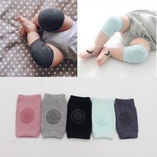 Load image into Gallery viewer, One Pair Anti-slip Children Baby Crawling Walking Knee Guard Elbow Guard Protecting Pads, 12*9CM (Black), 12*9CM (Pink), 12*9CM (Green), 12*9CM (Grey), 12*9CM (Blue), 12*9CM (Light Grey)