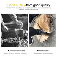 Load image into Gallery viewer, Household Domestic Woodcutter Drill Electric Wooden Split Cone Drill 42mm Square Shank, 42mm Square Shank