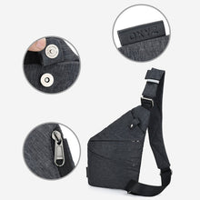 Load image into Gallery viewer, Multi-Function Portable Anti-theft Polyester Business Chest Bag Outdoor Sports Left Shoulder Bag for Men