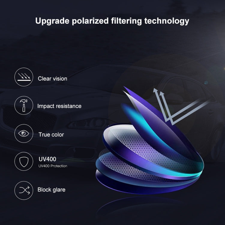 Men Fashion UV400 Aluminium-magnesium Alloy Frame Polarized Sunglasses