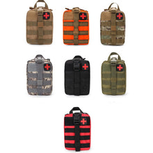 Load image into Gallery viewer, Waterproof Oxford Cloth + Nylon Outdoor Travel Portable First Aid Kit
