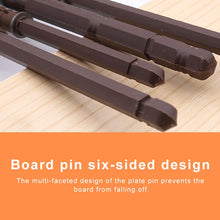 Load image into Gallery viewer, 10 PCS Concealed Layer Board Pin Wall Bookshelf Invisible Bulkhead Nail, 12x120mm, 12x120mm