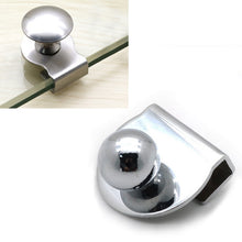 Load image into Gallery viewer, Zinc Alloy Bright Open Hole Free Glass Cabinet Door Handle, Size: L, L