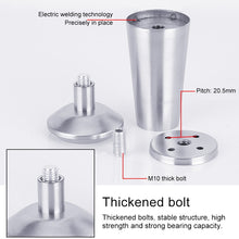 Load image into Gallery viewer, Stainless Steel Thickened Adjustable Foot Cup Type Cupboard Foot, 100mm, 100mm