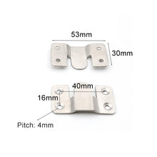 Load image into Gallery viewer, 20 PCS Stainless Steel Picture Frame Hanging Code Mirror Fastener, Size: L, L 20 PCS