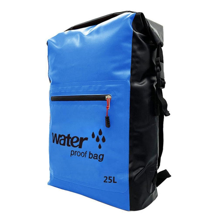 Outdoor Folding Double Shoulder Bag Dry Sack PVC Waterproof  Backpack, Capacity: 25L