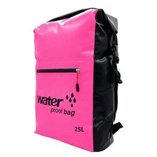 Load image into Gallery viewer, Outdoor Folding Double Shoulder Bag Dry Sack PVC Waterproof  Backpack, Capacity: 25L