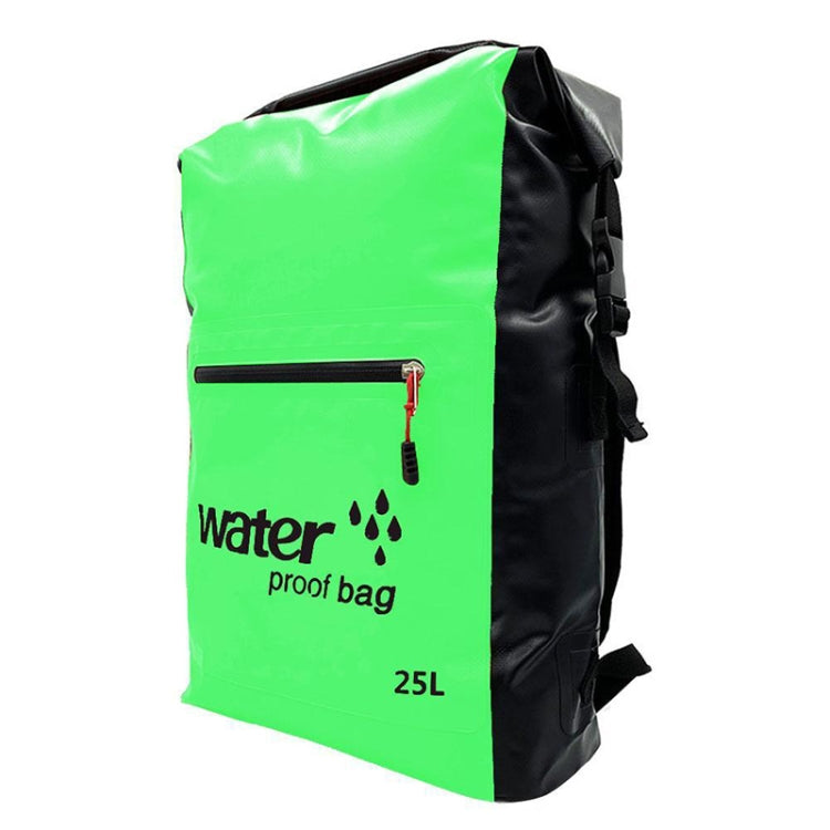 Outdoor Folding Double Shoulder Bag Dry Sack PVC Waterproof  Backpack, Capacity: 25L