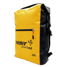 Load image into Gallery viewer, Outdoor Folding Double Shoulder Bag Dry Sack PVC Waterproof  Backpack, Capacity: 25L