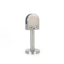 Load image into Gallery viewer, 201 Stainless Steel Glass Fish Mouth Support Rod Fixing Clip with 14x100mm Rod, Specification: M, M, with 14x100mm Rod