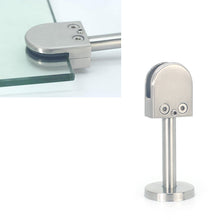 Load image into Gallery viewer, 304 Stainless Steel Glass Fish Mouth Support Rod Fixing Clip with 14x40mm Rod, Specification: XL, XL, with 14x40mm Rod