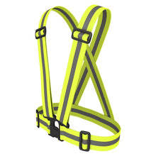 Load image into Gallery viewer, Night Riding Running Reflective Safety Vest (Neon Green), Night Riding Vest