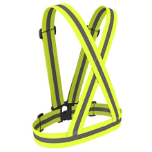 Load image into Gallery viewer, Night Riding Running Reflective Safety Vest (Neon Green), Night Riding Vest