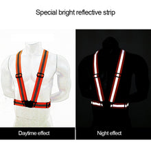 Load image into Gallery viewer, Night Riding Running Reflective Safety Vest (Neon Green), Night Riding Vest