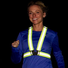 Load image into Gallery viewer, Night Riding Running Reflective Safety Vest (Neon Green), Night Riding Vest