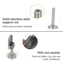 Load image into Gallery viewer, 304 Stainless Steel Glass Fish Mouth Support Rod Fixing Clip with 14x60mm Rod, Specification: M, M, with 14x60mm Rod