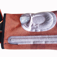 Load image into Gallery viewer, Sports High Elastic Shockproof Non-slip Silicone Knee Support Guards with Pressure Strip Size: XL