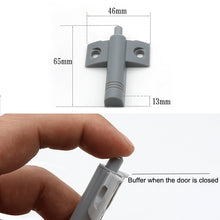 Load image into Gallery viewer, 20 PCS Aircraft Shape Back Buffer Cabinet Door Anticollision Damper Shock Absorber, Back Buffer (Grey), Back Buffer (White)
