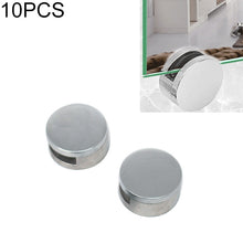 Load image into Gallery viewer, 10 PCS Circular Glass Mirror Holder Buckle Fixing Accessories with Screw &amp; Rubber Plug, Circular, with Screw &amp; Rubber Plug