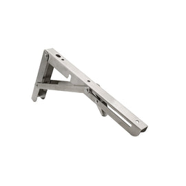 2 PCS 10 inch Billy Wall-mounted Foldable Stainless Steel Spring Storage Shelf for Dining Table, 10 inch