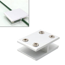 Load image into Gallery viewer, Aluminum Alloy Glass Combination Clamp Cabinet Partition Fixing Clip, 180 degrees Cliped 8-10mm, 180 degrees Cliped 8-10mm