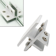 Load image into Gallery viewer, Aluminum Alloy Glass Combination Clamp Cabinet Partition Fixing Clip, T-type Cliped 10-12mm, T-type Cliped 10-12mm