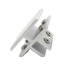 Load image into Gallery viewer, Aluminum Alloy Glass Combination Clamp Cabinet Partition Fixing Clip, T-type Cliped 10-12mm, T-type Cliped 10-12mm