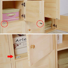 Load image into Gallery viewer, 50 PCS Plastic Strong Magnetic Cupboard Door Suction Wardrobe Bookcase Home Accessories, Size: S, S