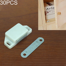 Load image into Gallery viewer, 30 PCS Plastic Strong Magnetic Cupboard Door Suction Wardrobe Bookcase Home Accessories, Size: M, M
