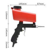 Load image into Gallery viewer, Portable Red Gravitational Sandblasting Machine Mini Rust-proof Sandblaster, Red