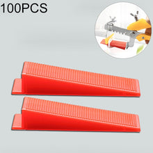 Load image into Gallery viewer, 100 PCS Tile Floor Locator Insert Tile Leveler Wedge Leveling Machine for Plate Flattening System Aid Tool OG6480, Tile Floor Locator