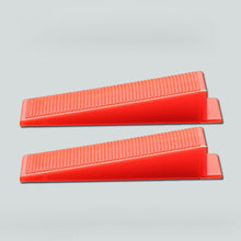 Load image into Gallery viewer, 100 PCS Tile Floor Locator Insert Tile Leveler Wedge Leveling Machine for Plate Flattening System Aid Tool OG6480, Tile Floor Locator