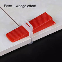 Load image into Gallery viewer, 100 PCS Tile Floor Locator Insert Tile Leveler Wedge Leveling Machine for Plate Flattening System Aid Tool OG6480, Tile Floor Locator