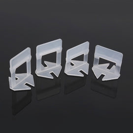 100 PCS 2.0mm Lengthen Tile Leveling System Clips Kit Wall Floor Tile Spacer Tiling Tool  for Paving Locator Tool OG6480, 2.0mm Lengthen