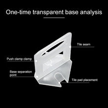 Load image into Gallery viewer, 100 PCS 2.0mm Lengthen Tile Leveling System Clips Kit Wall Floor Tile Spacer Tiling Tool  for Paving Locator Tool OG6480, 2.0mm Lengthen
