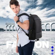 Load image into Gallery viewer, Bopai 751-006881 Business Anti-theft Waterproof Large Capacity Double Shoulder Bag,with USB Charging Port, Size: 30x14x44cm, 751-006881