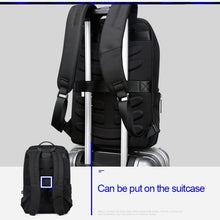 Load image into Gallery viewer, Bopai 751-006881 Business Anti-theft Waterproof Large Capacity Double Shoulder Bag,with USB Charging Port, Size: 30x14x44cm, 751-006881