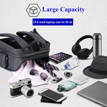 Load image into Gallery viewer, Bopai 851-010128 Business Anti-theft Waterproof Large Capacity Double Shoulder Bag,with USB Charging Port, Size: 34x19x43cm, 851-010128
