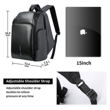 Load image into Gallery viewer, Bopai 851-010128 Business Anti-theft Waterproof Large Capacity Double Shoulder Bag,with USB Charging Port, Size: 34x19x43cm, 851-010128