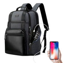 Load image into Gallery viewer, Bopai 851-014318 Fashion Outdoor Breathable Waterproof Anti-theft Three-layer Large Capacity Double Shoulder Bag,with USB Charging Port, Size: 31x17x44cm, 851-014318