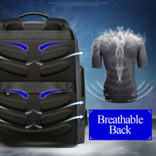 Load image into Gallery viewer, Bopai 851-014318 Fashion Outdoor Breathable Waterproof Anti-theft Three-layer Large Capacity Double Shoulder Bag,with USB Charging Port, Size: 31x17x44cm, 851-014318