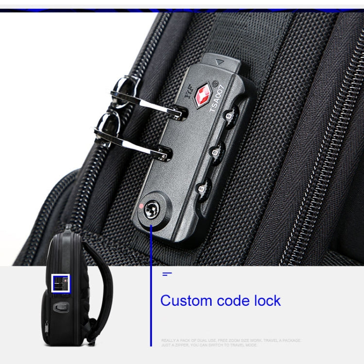Bopai 61-02511 Business Travel Breathable Waterproof Anti-theft Man Backpack, Size: 30x15x44cm, 61-02511
